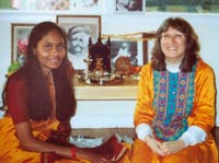 Rose and her student, Supriya